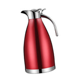 Maxbell Stainless Steel Coffee Carafe Hot Water Dispenser for Lemonade Milk Beverage Red