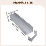 Maxbell Rectangular Cake Pan Baking Aluminum Alloy Birthday Home with Removable Side