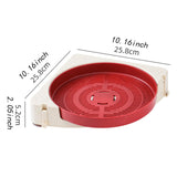 Maxbell Lazy Susan Organizer Rotating Corner Shelf for Kitchen Bathroom Refrigerator