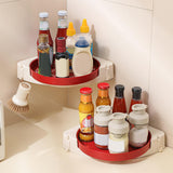 Maxbell Lazy Susan Organizer Rotating Corner Shelf for Kitchen Bathroom Refrigerator