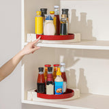 Maxbell Lazy Susan Organizer Rotating Corner Shelf for Kitchen Bathroom Refrigerator