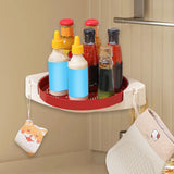 Maxbell Lazy Susan Organizer Rotating Corner Shelf for Kitchen Bathroom Refrigerator