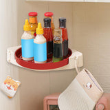 Maxbell Lazy Susan Organizer Rotating Corner Shelf for Kitchen Bathroom Refrigerator