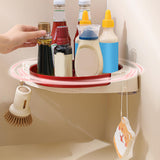 Maxbell Lazy Susan Organizer Rotating Corner Shelf for Kitchen Bathroom Refrigerator