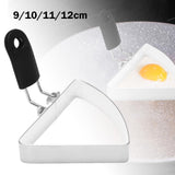Maxbell Fried Egg Ring with Handle for Breakfast Sandwich Reusable Egg Cooking Mould 9x8.8cm