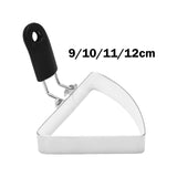 Maxbell Fried Egg Ring with Handle for Breakfast Sandwich Reusable Egg Cooking Mould 9x8.8cm