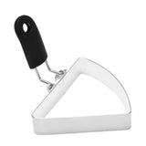 Maxbell Fried Egg Ring with Handle for Breakfast Sandwich Reusable Egg Cooking Mould 10x9.6cm
