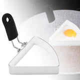Maxbell Fried Egg Ring with Handle for Breakfast Sandwich Reusable Egg Cooking Mould 10x9.6cm