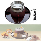 Maxbell Electric Smores Maker 2 in 1 Marshmallow Roaster for Wedding Family Tabletop reddish brown