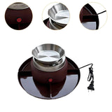 Maxbell Electric Smores Maker 2 in 1 Marshmallow Roaster for Wedding Family Tabletop reddish brown