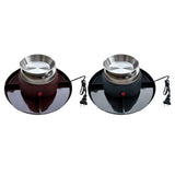 Maxbell Electric Smores Maker 2 in 1 Marshmallow Roaster for Wedding Family Tabletop reddish brown
