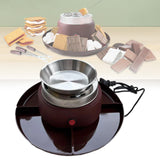Maxbell Smores Kit Melt Fondue Pot Electric Smores Maker for Family Christmas Indoor reddish brown