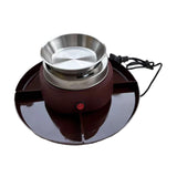 Maxbell Smores Kit Melt Fondue Pot Electric Smores Maker for Family Christmas Indoor reddish brown