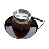 Maxbell Smores Kit Melt Fondue Pot Electric Smores Maker for Family Christmas Indoor reddish brown