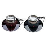 Maxbell Smores Kit Melt Fondue Pot Electric Smores Maker for Family Christmas Indoor reddish brown