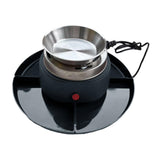 Maxbell Smores Kit Melt Fondue Pot Electric Smores Maker for Family Christmas Indoor black
