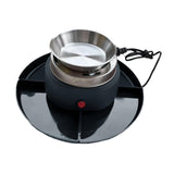 Maxbell Smores Kit Melt Fondue Pot Electric Smores Maker for Family Christmas Indoor black
