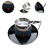 Maxbell Smores Kit Melt Fondue Pot Electric Smores Maker for Family Christmas Indoor black