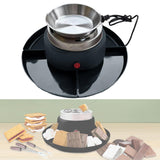 Maxbell Smores Kit Melt Fondue Pot Electric Smores Maker for Family Christmas Indoor black