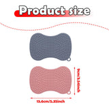 Maxbell 2Pcs Silicone Dish Brush Kitchen Gadget Tool Accessories Soft Kitchen Sponge