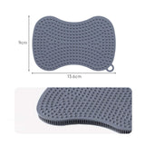 Maxbell 2Pcs Silicone Dish Brush Kitchen Gadget Tool Accessories Soft Kitchen Sponge