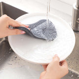 Maxbell 2Pcs Silicone Dish Brush Kitchen Gadget Tool Accessories Soft Kitchen Sponge