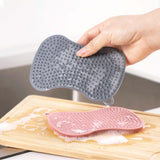 Maxbell 2Pcs Silicone Dish Brush Kitchen Gadget Tool Accessories Soft Kitchen Sponge