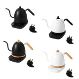 Maxbell Electric Gooseneck Pour over Kettle Gift for Restaurant Brewing Thanksgiving black
