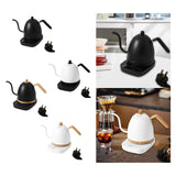 Maxbell Electric Gooseneck Pour over Kettle Gift for Restaurant Brewing Thanksgiving black