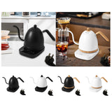 Maxbell Electric Gooseneck Pour over Kettle Gift for Restaurant Brewing Thanksgiving black