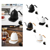 Maxbell Electric Gooseneck Pour over Kettle Gift for Restaurant Brewing Thanksgiving black