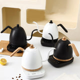 Maxbell Electric Gooseneck Pour over Kettle Gift for Restaurant Brewing Thanksgiving white