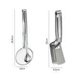 Maxbell Stainless Steel Tongs Cooking and Serving Clips for Barbecue Steak Hamburger