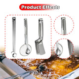 Maxbell Stainless Steel Tongs Cooking and Serving Clips for Barbecue Steak Hamburger