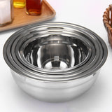 Maxbell Stainless Steel Mixing Bowls with Lids Set Metal for Restaurant Kitchen Home 5Pcs