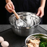 Maxbell Stainless Steel Mixing Bowls with Lids Set Metal for Restaurant Kitchen Home 5Pcs