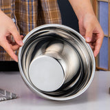 Maxbell Stainless Steel Mixing Bowls with Lids Set Metal for Restaurant Kitchen Home 7Pcs