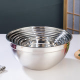 Maxbell Stainless Steel Mixing Bowls with Lids Set Metal for Restaurant Kitchen Home 7Pcs