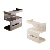Maxbell 3 Tier Toilet Paper Holder Toilet Paper Dispenser for Kitchen Toilet Bedroom Gray