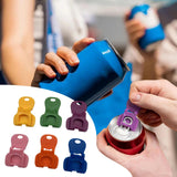 Maxbell 6Pcs Beverage Can Opener Colorful Beverage Can Protector for Bar BBQ Camping