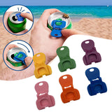 Maxbell 6Pcs Beverage Can Opener Colorful Beverage Can Protector for Bar BBQ Camping