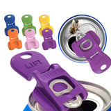 Maxbell 6Pcs Beverage Can Opener Colorful Beverage Can Protector for Bar BBQ Camping