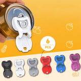 Maxbell Beverage Can Openers Colorful Handheld Complete Cover Multifunctional Manual 12pcs