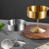 Maxbell Stainless Steel Dessert Cup Stylish Food Container High Footed Ice Cream Cup Silver 200ML