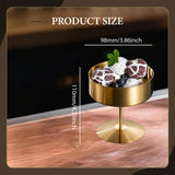 Maxbell Stainless Steel Dessert Cup Stylish Food Container High Footed Ice Cream Cup Gold 200ML