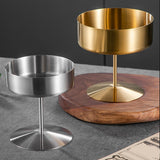 Maxbell Stainless Steel Dessert Cup Stylish Food Container High Footed Ice Cream Cup Gold 200ML
