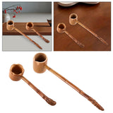 Maxbell Bamboo Spoon Water Ladle Kungfu Tea Accessory Wooden Spoon for Kitchen 21cm