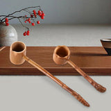 Maxbell Bamboo Spoon Water Ladle Kungfu Tea Accessory Wooden Spoon for Kitchen 21cm