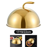 Maxbell Stainless Steel Food Dome Cover Portable for Kitchen Dining Table Restaurant 17cm