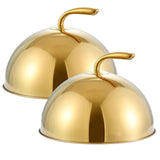 Maxbell Stainless Steel Food Dome Cover Portable for Kitchen Dining Table Restaurant 17cm